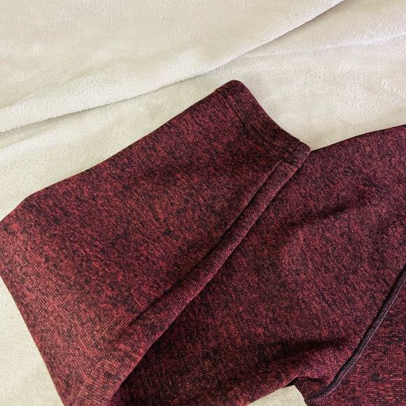 Eddie Bauer Sweater Men XL‎ Maroon Fleece 1/4 Zip Pullover Collared Outdoor - Picture 6 of 12